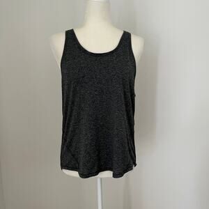 Sweaty Betty Charcoal Gray Racerback Tank Top Medium